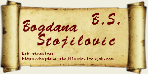 Bogdana Stojilović vizit kartica